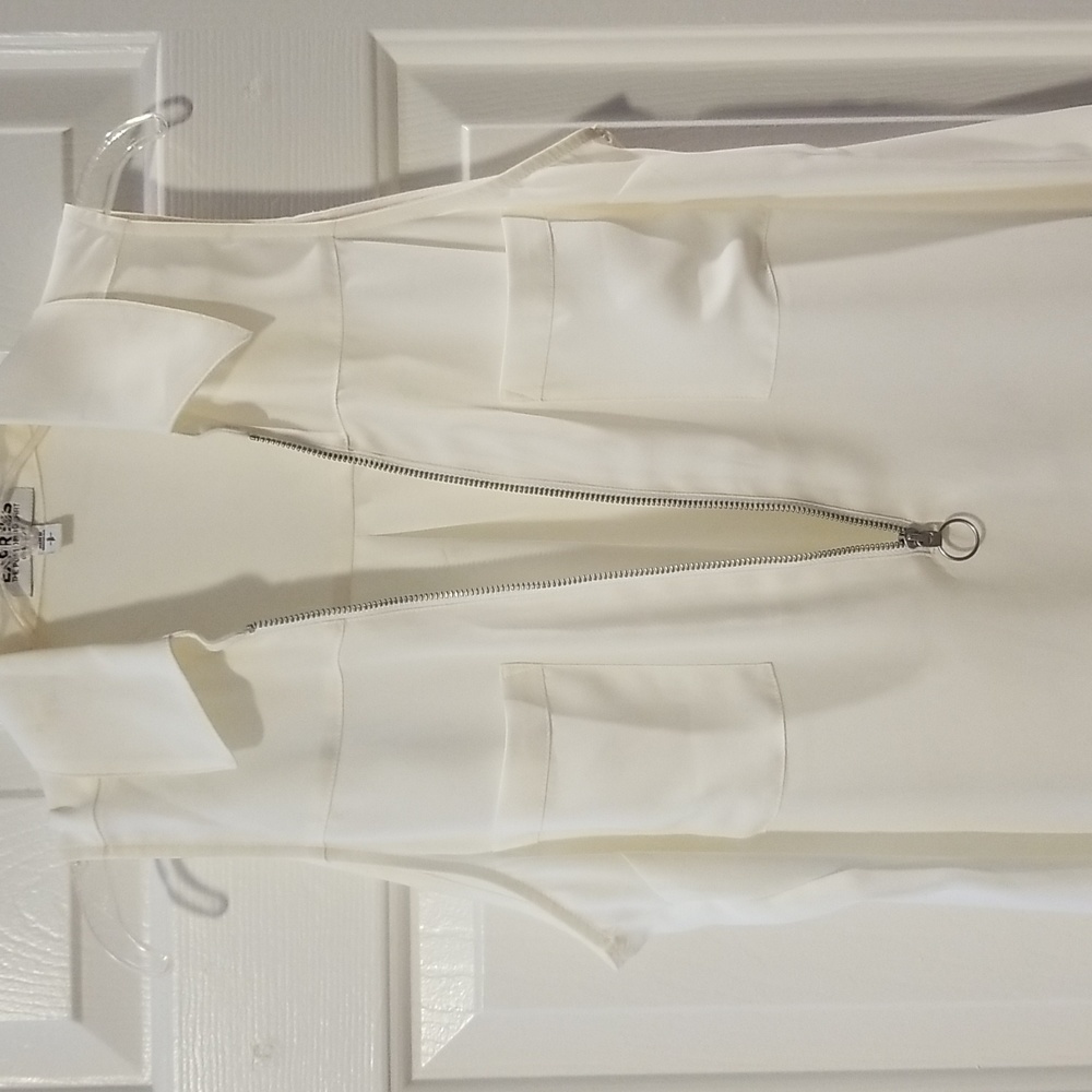✨️Express Zip Front Sleeveless Portofino Shirt Original Fit Size Small - Picture 4 of 11